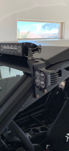 Lightbar mount for window